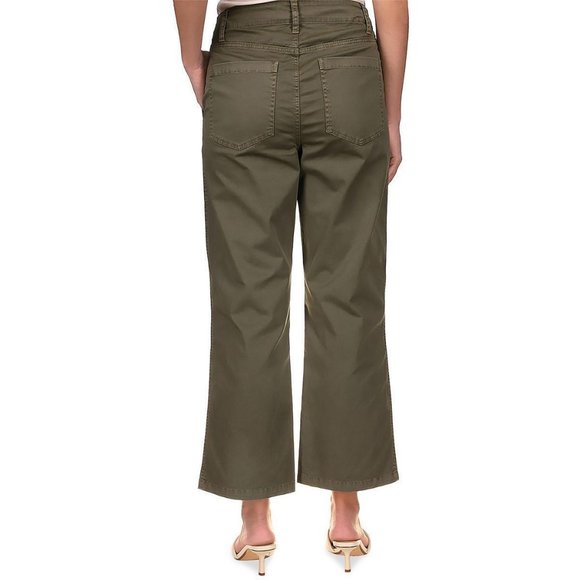 SANCTUARY Relaxed Fit Vacation Cropped Pants - Hiker Green - NWT - Size 27 - Picture 3 of 3